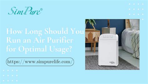 How Long Should Air Purifier Be On: A Symphony of Time and Air